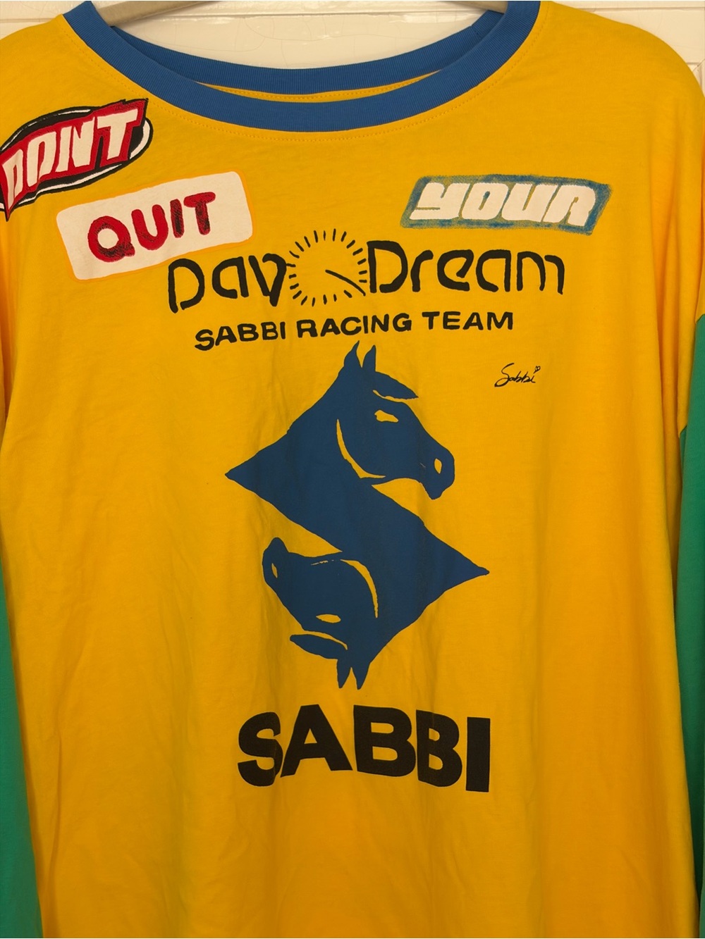 SABBI “Don’t Quit Your Day Dream” Long Sleeve Tee - Picture 5 of 7